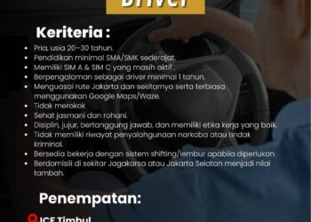 DibutuhkanDriver - Admin Finance - Admin Social Media - HR - Crew Produksi
                        
Jakarta Cheese Factory
SMA/SMK, D1-D3, S1/D4
1-2 Tahun
Jakarta Selatan